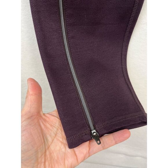 Athleta‎ Trail setter ponte motion maroon legging size 6 - Picture 9 of 10